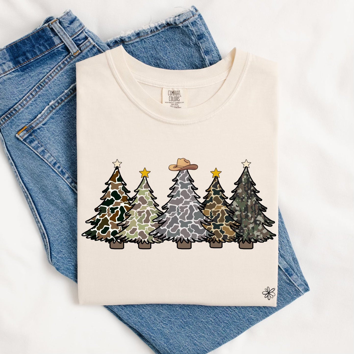 Camouflage Christmas Trees TEE.