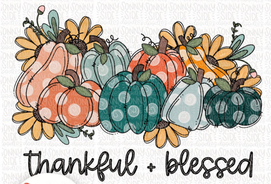 Thankful + Blessed Tee -  9/8