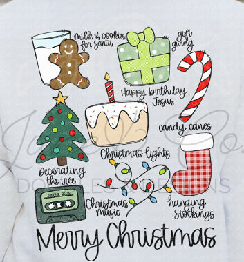 Merry Christmas Tee -  9/16