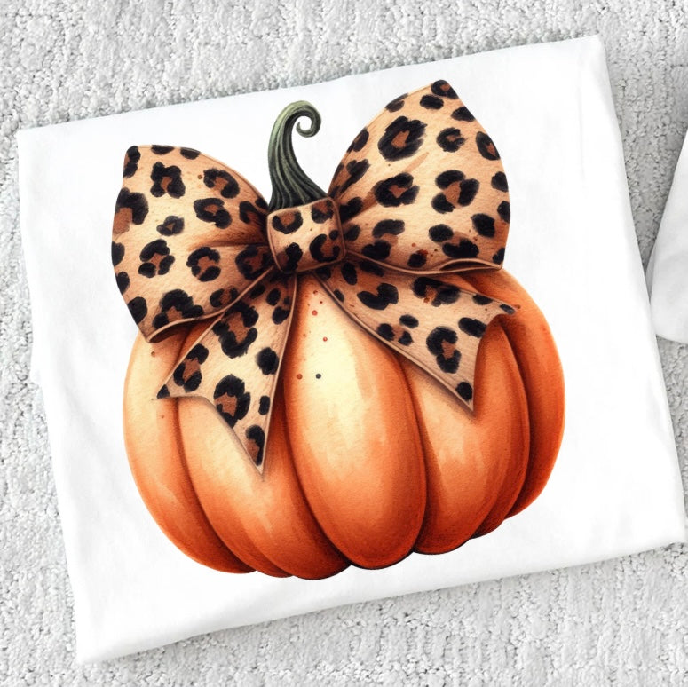 Leopard Pumpkin Tee -  9/5