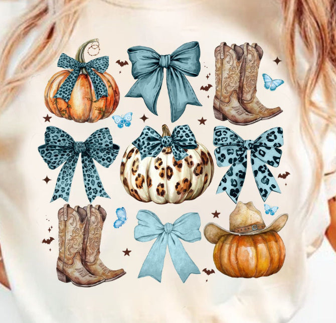 Western Pumpkin Tee -  9/16