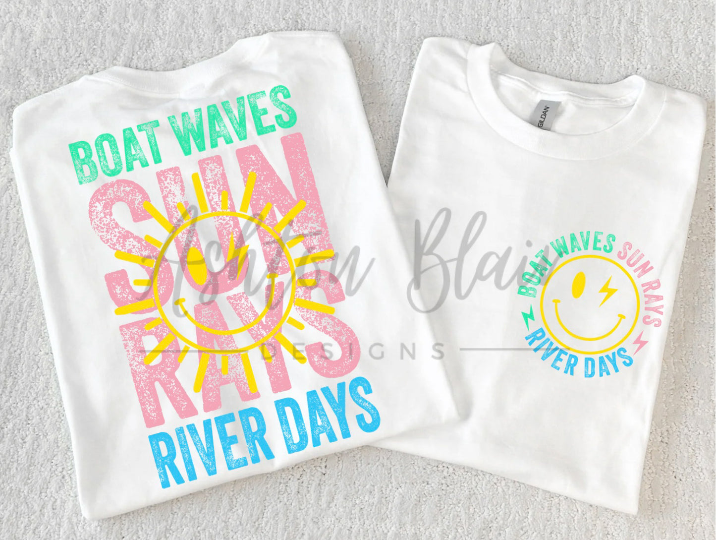 Sun Rays River Days T-Shirt