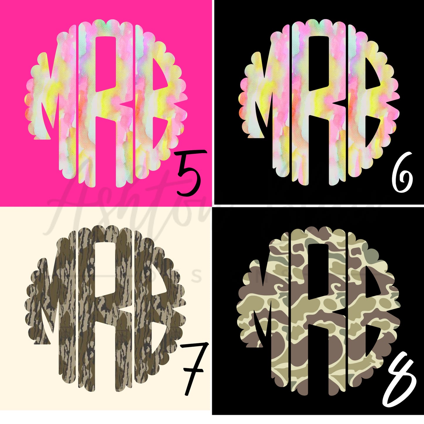 Custom Monogram Freshie