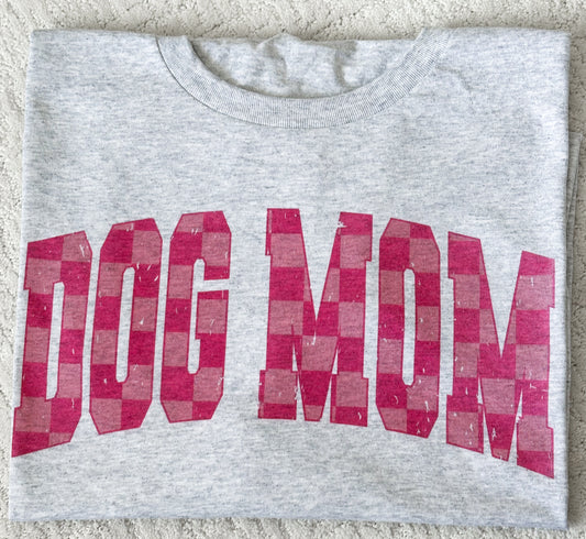 Pink Dog Mom T-Shirt